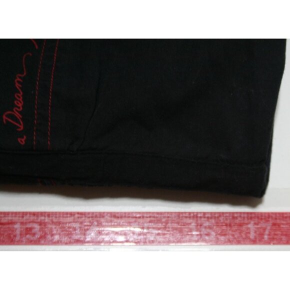 Desigual Abstract Print Patchwork Dress Ruffle Medium Boho Dark Artsy Streetwear - Picture 12 of 13